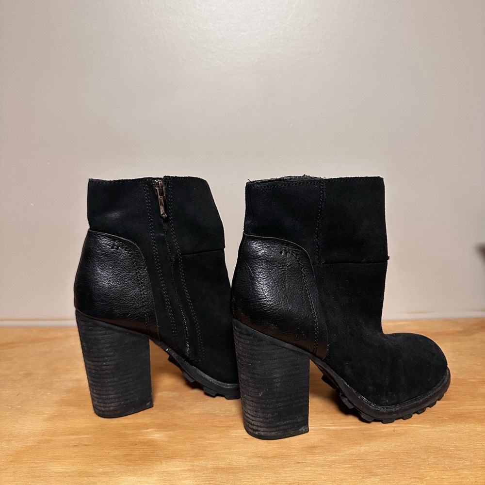 Sam Edelman - Black Suede Ankle Boots